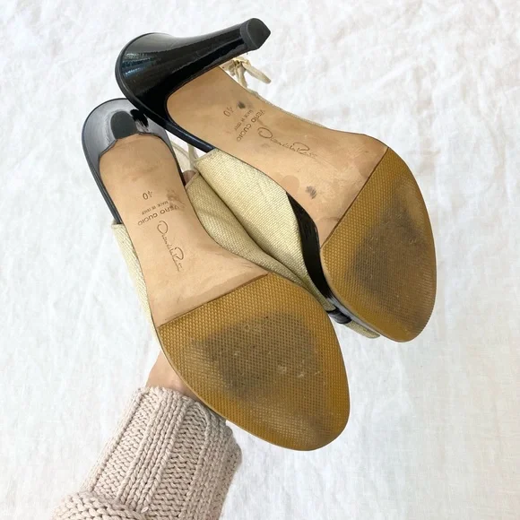 Oscar de la Renta Peep Toe Heels - Picture 10 of 15